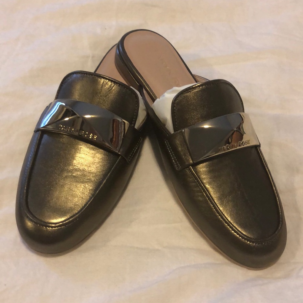 NWT Taryn Rose Bronze Elisa mule